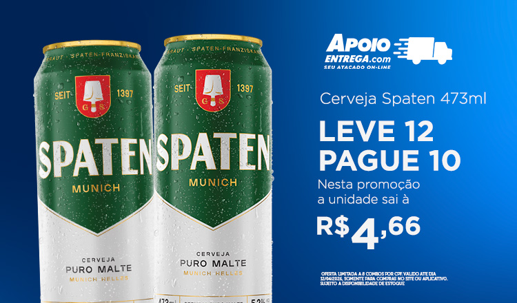 cerveja spaten até 12/4